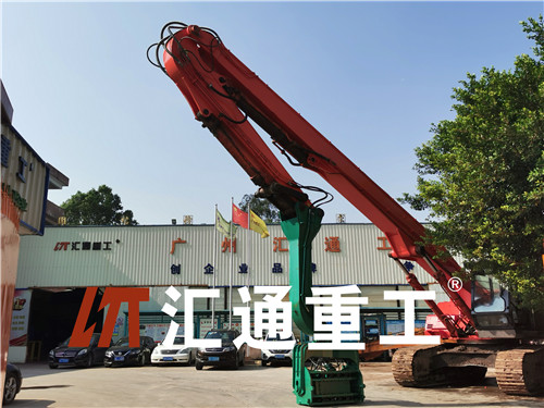 挖掘機(jī)打樁臂、打樁臂、打樁錘、挖掘機(jī)打樁臂廠家