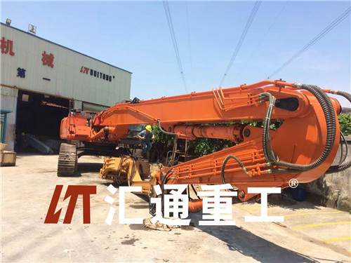 挖掘機(jī)打樁臂、打樁臂、打樁錘、挖掘機(jī)打樁臂廠家